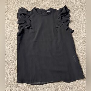 DKNY ruffle sleeve blouse